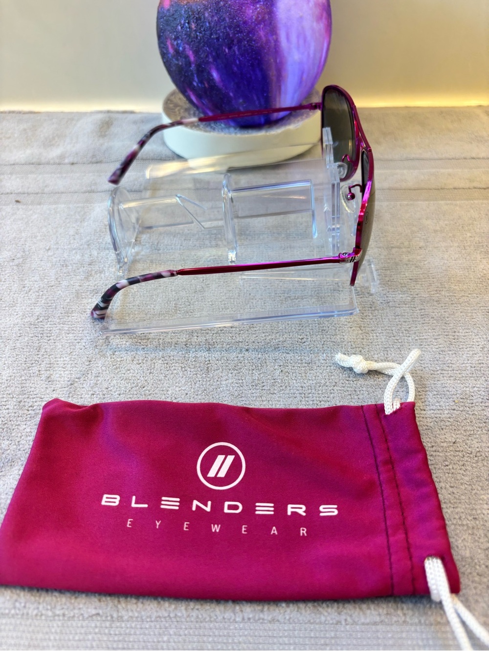 Blenders Eyewear Women's Purple Aviator Sunglasses - Picture 5 of 7